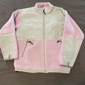 The North Face Lavender and Beige Fleece Jacket